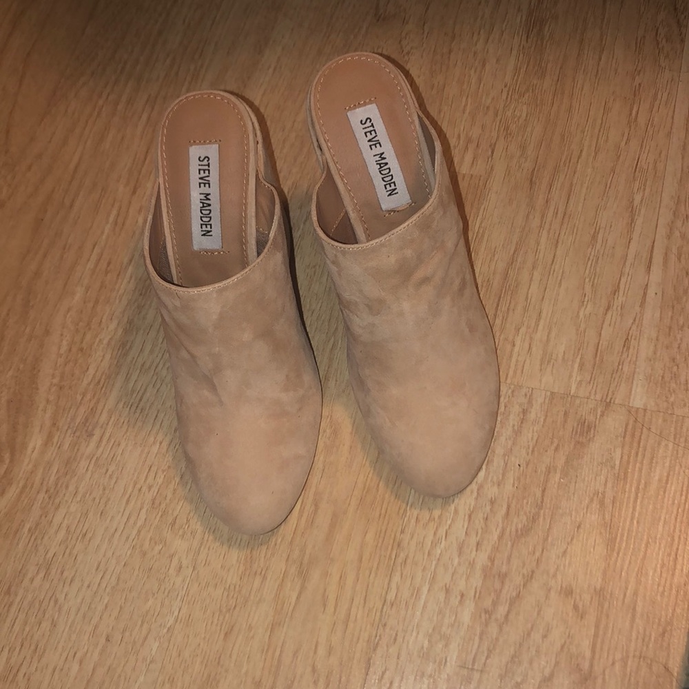 Steve Madden Stela Block-Heel Mules